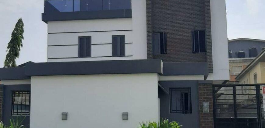 A Luxury furnished 4 Bedroom semi-detached Duplex on 3 floors in Lekki Phase 1, Lagos.