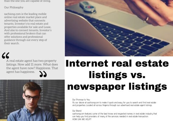 Internet real estate listings vs. newspaper listings