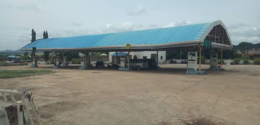 A Commercial 12 pump Fuel Station