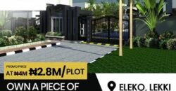 Total Dry Land for Sale at Eleko, Lekki – Epe Expressway, Lagos