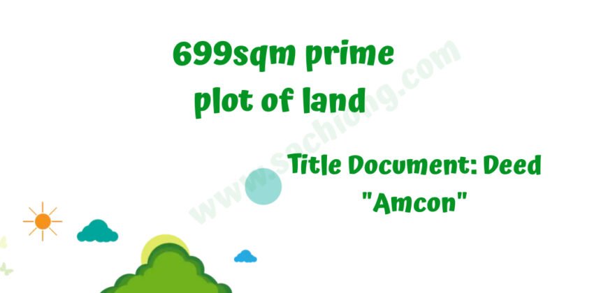 699sqm prime plot in Royal Garden estate